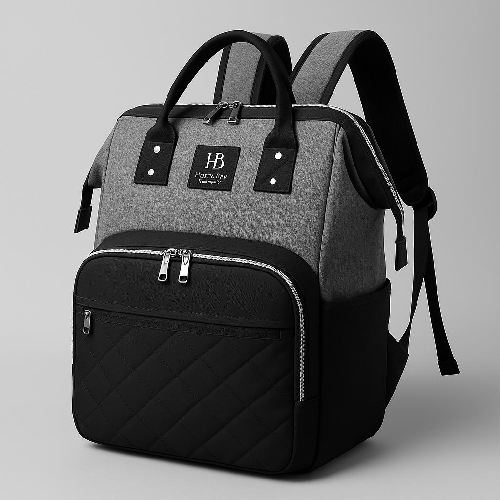 Sac à Langer Vesora - Multifonction, Grande Capacité, Imperméable & Élégant
