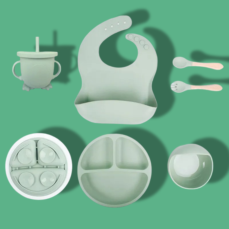 Plats en Silicone - pour Bébé 4-en-1